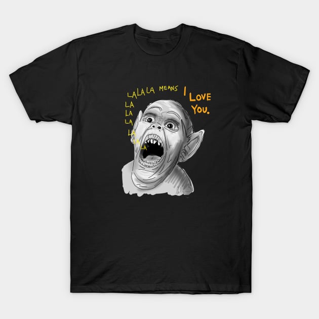 Bat Boy Loves You T-Shirt by 51Deesigns